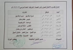 FB IMG 1790868495916 معلمو الحصة بالأزهر معلمو الحصة بالأزهر.. تنبيه مهم بشأن تجديد اتفاق العمل للعام الدراسي 2026/2027 موقع في الجامعة