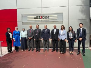قنصوة يبحث شراكات بحثية جديدة مع أكبر مؤسسة بحثية عامة في اليابان