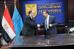 FB IMG 1792331788998 جامعة الإسكندرية توقّع مذكرة تفاهم مع جامعة أمريكية جامعة الإسكندرية توقّع مذكرة تفاهم مع جامعة أمريكية لتعزيز التعاون الأكاديمي والبحثي وتبادل الخبرات موقع في الجامعة
