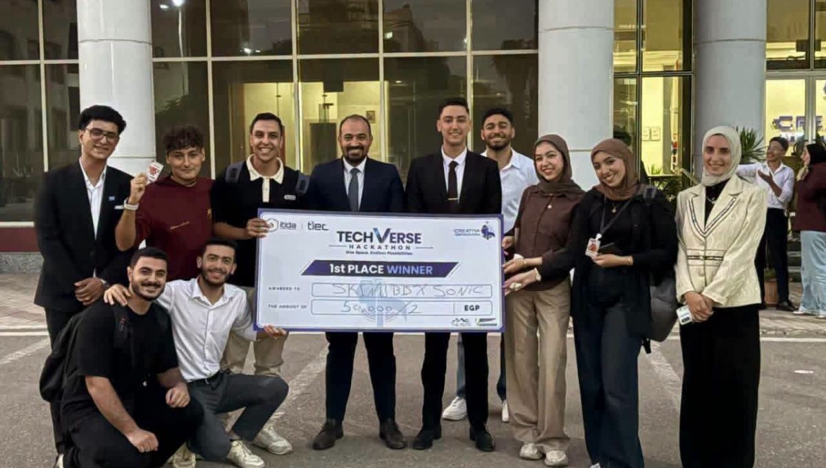 جامعة المنصورة تكتسح هاكاثون Techverse