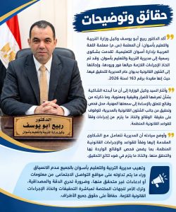 تعليم أسوان تكشف تفاصيل شكوى معلمة لغة عربية وتحيلها للشئون القانونية للتحقيق 3 تعليم أسوان تكشف تفاصيل شكوى معلمة لغة عربية