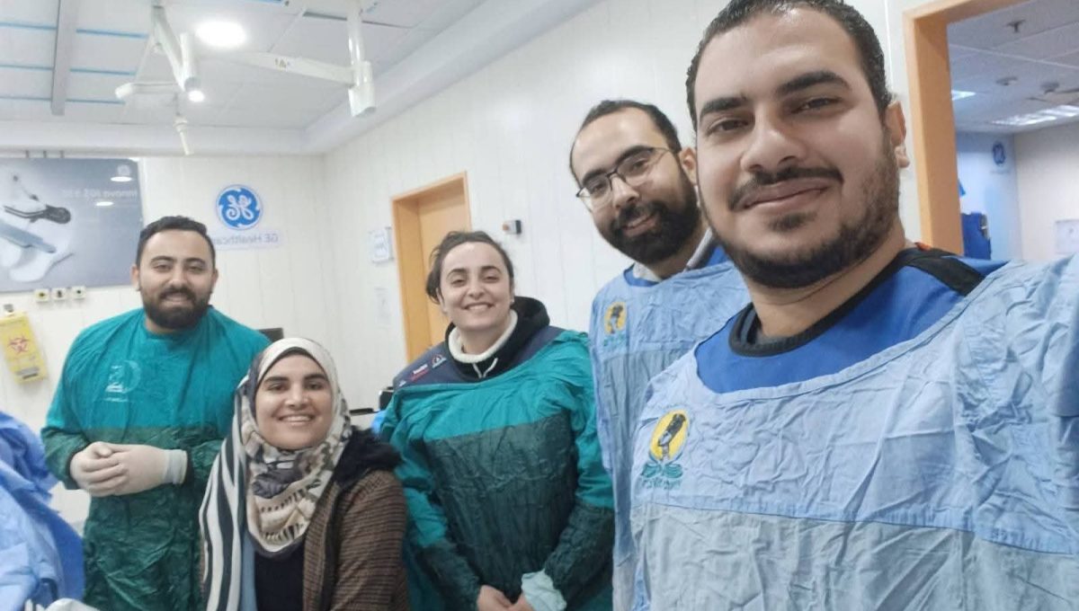 FB IMG 1793100048517 جامعة المنيا تنجح في إجراء 5 تدخلات بالقسطرة جامعة المنيا تنجح في إجراء 5 تدخلات بالقسطرة المخية خلال يوم واحد موقع في الجامعة