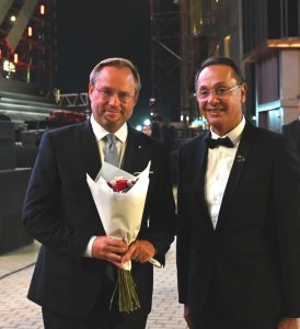 عمدة مدينة أولم من حفل تخرج GIU