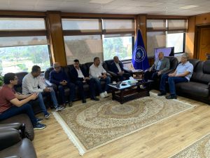 وفد الألعاب الأفريقية يتفقد منشآت جامعة قناة السويس