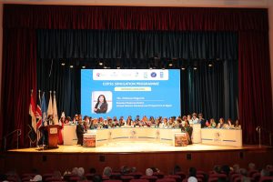 IMG 20261004 WA0110 محاكاة قمة المناخ بالجامعة البريطانية بحضور وزيرة البيئة.. 150 طالبًا من 43 دولة يختتمون محاكاة قمة المناخ بالجامعة البريطانية موقع في الجامعة