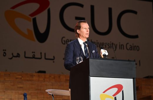 IMG 20261008 WA0053 جامعة العاصمة تفتح باب التسجيل في السينوجرافيا 3 شخصيات ألمانية بارزة توجه رسائل قوية لخريجي «GUC»: تعلّموا باستمرار واعبروا الحدود وكونوا سفراء لمصر وألمانيا موقع في الجامعة