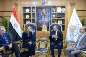 IMG 20261011 WA0151 تحركات جديدة لتعزيز التعاون بين جامعة المنصورة منح وتبادل علمي ومشروعات بحثية.. تحركات جديدة لتعزيز التعاون بين جامعة المنصورة وألمانيا موقع في الجامعة