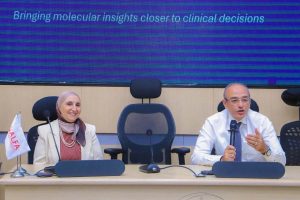 IMG 20261013 WA0066 جامعة عين شمس تفتتح وحدة جديدة لتشخيص الأورام جامعة عين شمس تفتتح وحدة جديدة لتشخيص الأورام جزيئيًا ودعم العلاج الموجّه موقع في الجامعة