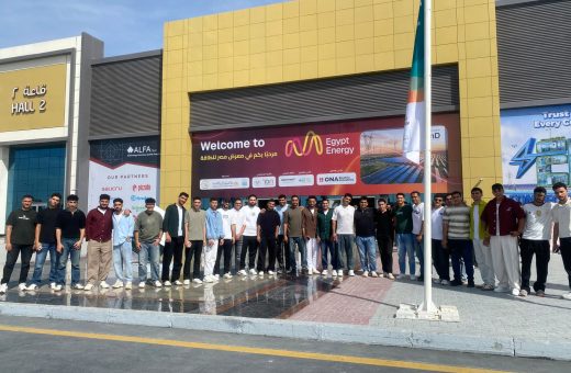 IMG 20261013 WA0134 جامعة حلوان التكنولوجية الدولية من الطاقة الشمسية إلى الشبكات الذكية.. طلاب جامعة الدلتا التكنولوجية في قلب Egypt Energy 2026 موقع في الجامعة