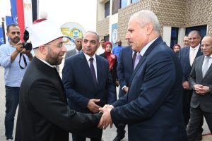 IMG 20261016 WA0106 جامعة قناة السويس جامعة قناة السويس تستضيف احتفالية «تحصين».. ووزير الأوقاف يعلن تعميم المبادرة موقع في الجامعة
