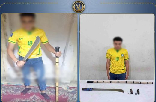 ضبط طالب بالبحيرة ظهر في فيديو يحمل أسلحة بيضاء مدونًا عليها عبارات خادشة للحياء