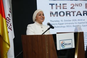 IMG 20261017 WA0101 سيرا للتعليم تناقش إعادة إعمار غزة بمشاركة خبراء دوليين.. «سيرا للتعليم» تناقش إعادة إعمار غزة وتدوير مخلفات البناء في ملتقى 2026 موقع في الجامعة