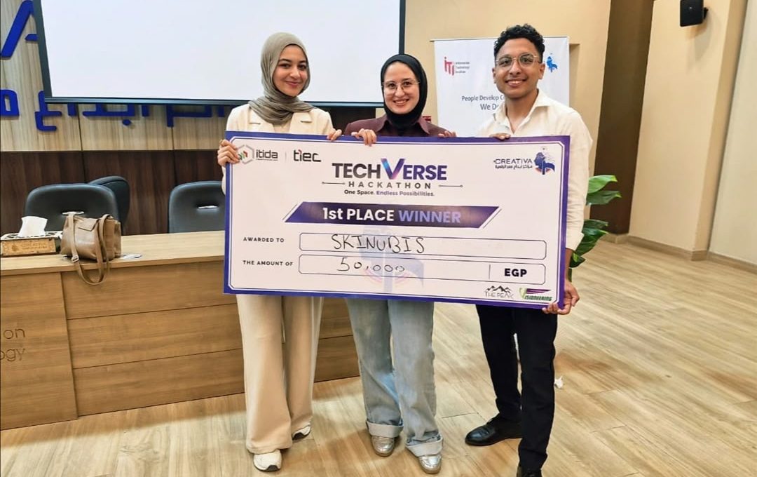 جامعة طنطا تحصد المركز الأول في «Tech Verse Hackathon» بمشروع ذكي للكشف المبدئي عن أمراض الجلد