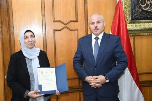 جامعة قناة السويس تكلف غادة سعيد بإدارة الشئون المالية