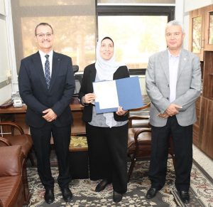 IMG 20261021 WA0098 جامعة قناة السويس تكلف غادة سعيد بإدارة الشئون جامعة قناة السويس تكلف غادة سعيد بإدارة الشئون المالية موقع في الجامعة