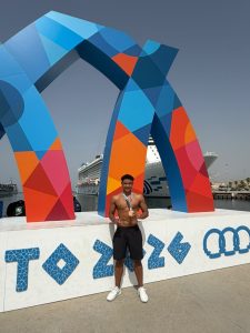 IMG 20261025 WA0068 لاعب جامعة عين شمس في بطولة العالم للسباحة بالزعانف بمشاركة 20 دولة.. ياسين فرحات لاعب جامعة عين شمس في بطولة العالم للسباحة بالزعانف موقع في الجامعة
