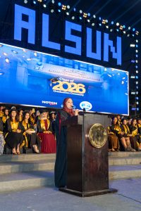 IMG 20261026 WA0144 عين شمس من الإنجليزية للصينية والروسية.. ألسن عين شمس تحتفل بتخريج دفعات برامج الترجمة موقع في الجامعة