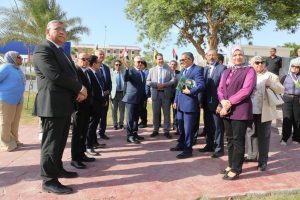 IMG 4818 مجلس جامعة المنيا بالصور.. جولة لمجلس جامعة المنيا داخل المدينة الرياضية وملاعب التربية موقع في الجامعة