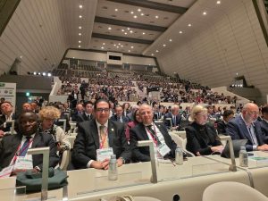 رئيس جامعة القاهرة يدعو لتطوير معايير تقييم الجامعات عالميًا خلال منتدى STS باليابان 2 رئيس جامعة القاهرة