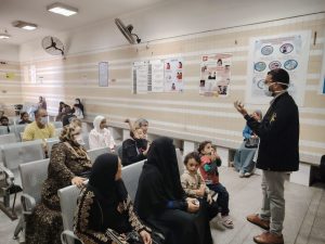 IMG 5116 توعية مرضى طب أسنان عين شمس «سلامتك تبدأ من وعيك».. مبادرة جديدة لتوعية مرضى طب أسنان عين شمس موقع في الجامعة