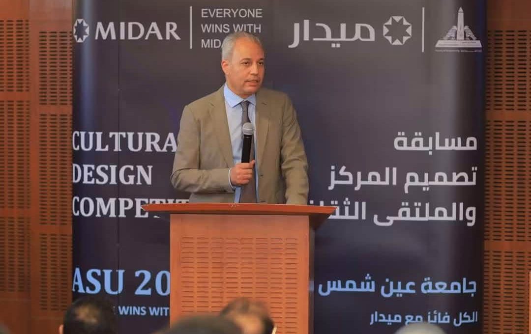 IMG 5170 هندسة عين شمس بجوائز تبلغ 870 ألف جنيه.. هندسة عين شمس تختتم مسابقة التصميم المعماري موقع في الجامعة