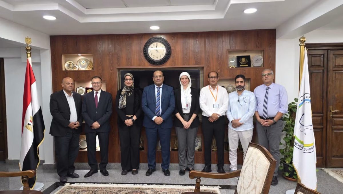 IMG 5358 الهيئة القومية للاستشعار من البُعد الهيئة القومية للاستشعار من البُعد تبحث مع «الفاو» التعاون في القطاع الزراعي موقع في الجامعة