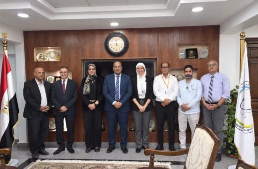 IMG 5358 متى يبدأ شهر جمادى الأولى 1448هـ الهيئة القومية للاستشعار من البُعد تبحث مع «الفاو» التعاون في القطاع الزراعي موقع في الجامعة