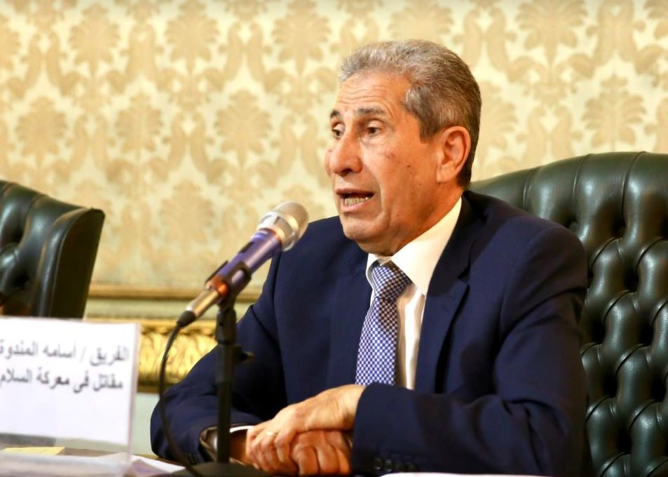 IMG 5374 الفريق أسامة المندوه 11 أكتوبر.. جامعة المنصورة الأهلية تستضيف الفريق أسامة المندوه أحد أبطال حرب أكتوبر موقع في الجامعة