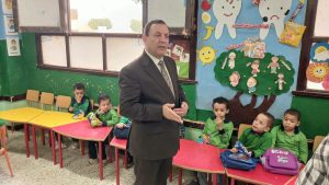 مدير تعليم بني سويف يتابع انتظام الدراسة 