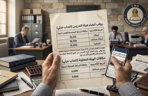 رواتب أعضاء هيئة التدريس المنتدبين