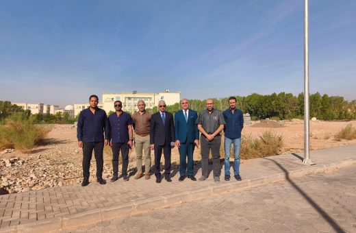 IMG 5996 رواتب الجامعات الأهلية معاينة مواقع مقترحة لإنشاء عيادات خارجية وملاعب بجامعة جنوب الوادي الأهلية موقع في الجامعة