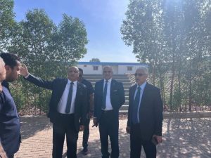 IMG 5999 جامعة جنوب الوادي الأهلية معاينة مواقع مقترحة لإنشاء عيادات خارجية وملاعب بجامعة جنوب الوادي الأهلية موقع في الجامعة