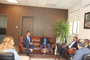IMG 6582 اتحاد الجامعات العربية في الأردن تفاصيل زيارة وفد جامعة جزر القمر إلى اتحاد الجامعات العربية في الأردن موقع في الجامعة