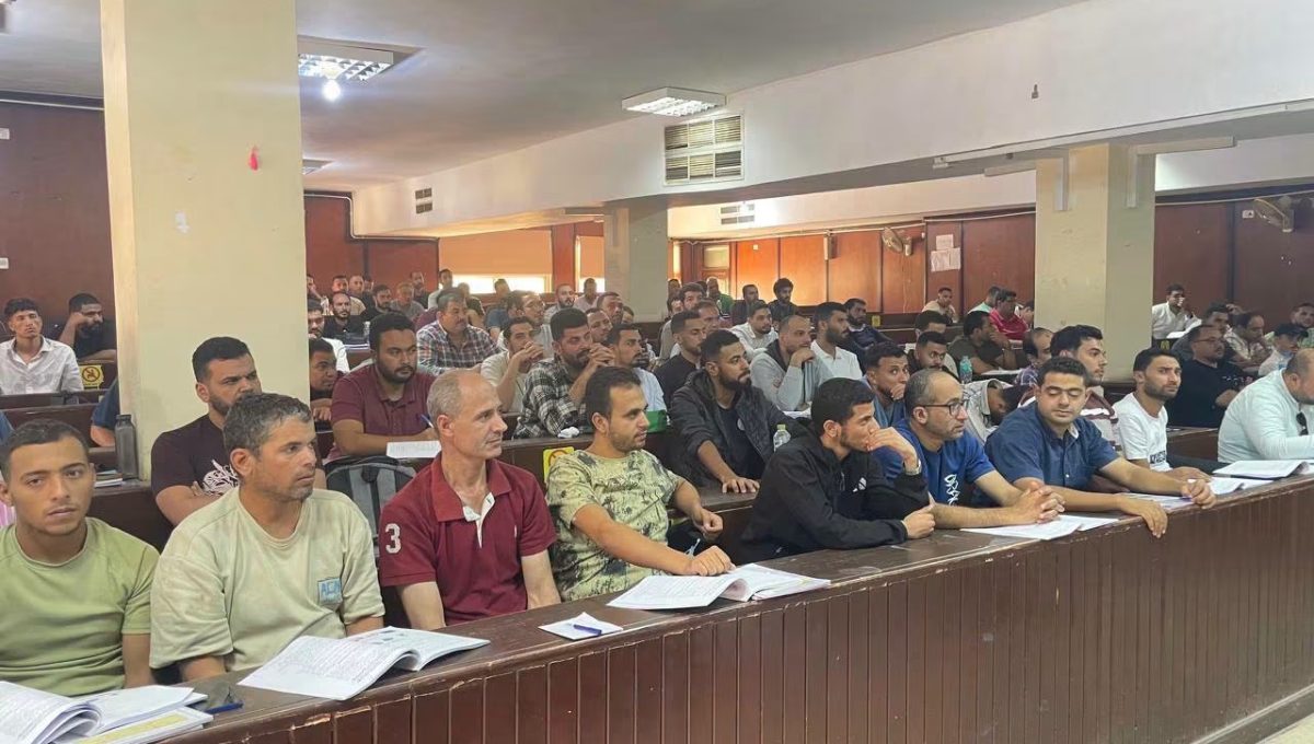 IMG 6754 جامعة مدينة السادات جامعة مدينة السادات تواصل محاضرات دبلوم السلامة والصحة المهنية موقع في الجامعة