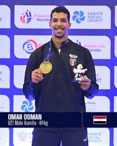 طالب بجامعة الأهرام الكندية يحصد ذهبية بطولة العالم للكاراتيه 2026 في بولندا 2 جامعة الأهرام الكندية