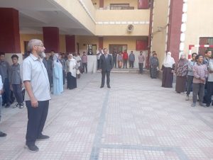مدير تعليم بني سويف يشدد على الانضباط