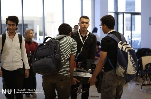 IMG 7161 جامعة جنوب الوادي الأهلية جامعة حلوان الأهلية تحصد جائزة أفضل روح فريق في مسابقة Minesweepers للروبوتات موقع في الجامعة