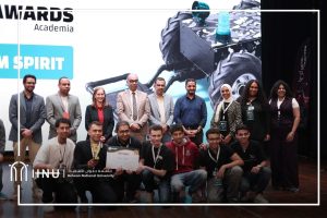 جامعة حلوان الأهلية تحصد جائزة أفضل روح فريق في مسابقة Minesweepers للروبوتات 2 جامعة حلوان الأهلية