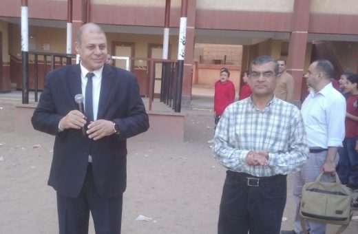 IMG 7260 الهوم سكولينج بعد واقعة مدرسة طنبدي.. مدير تعليم المنوفية يحضر طابور الصباح ويوجه رسالة عن تقدير المعلم موقع في الجامعة