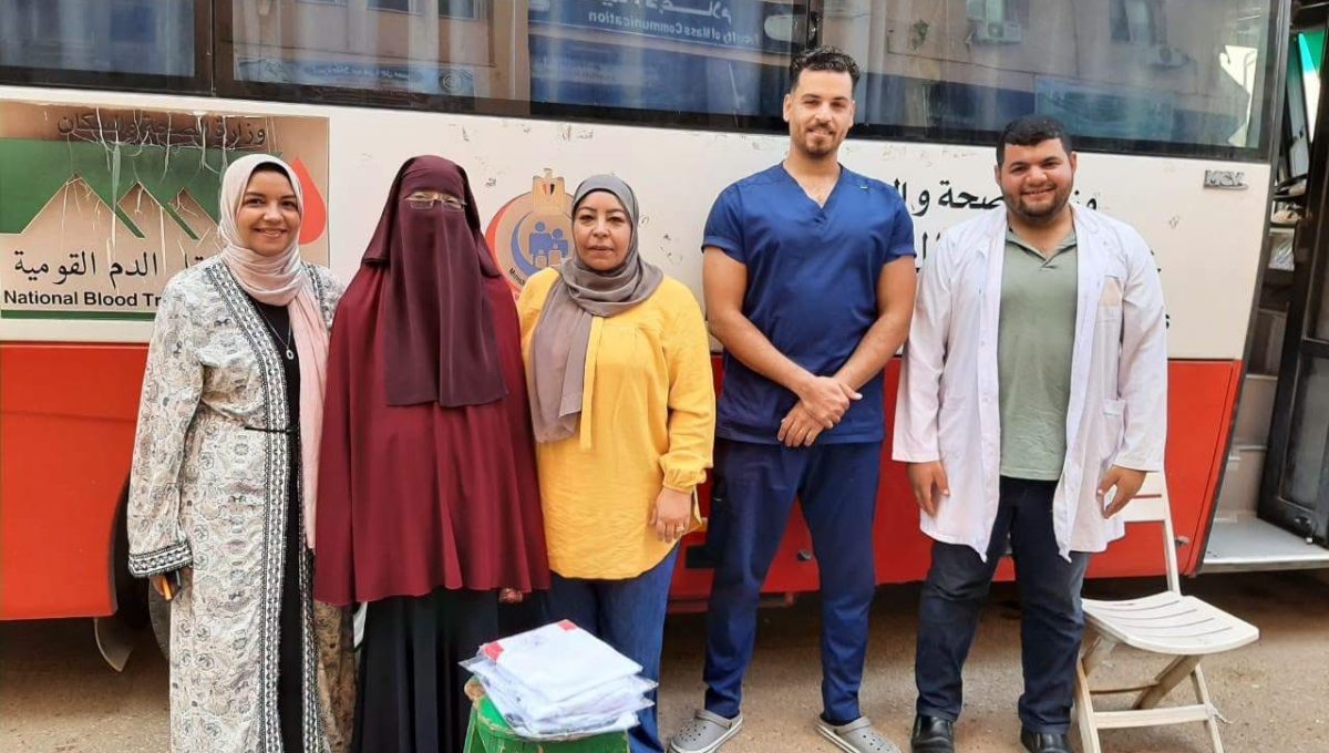 IMG 7417 جامعة المنوفية تطلق حملة كبرى للتبرع تحت شعار «تبرعك حياة».. جامعة المنوفية تطلق حملة كبرى للتبرع بالدم موقع في الجامعة
