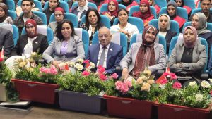 IMG 7473 جامعة شرق بورسعيد التكنولوجية رئيس جامعة شرق بورسعيد التكنولوجية تشارك في احتفالية انتصارات أكتوبر بالجامعة الأهلية موقع في الجامعة