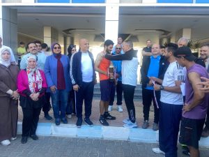 IMG 7783 جامعة دمياط تطلق ماراثون الجري جامعة دمياط تطلق ماراثون الجري بمشاركة الطلاب وأعضاء هيئة التدريس وتكرّم الفائزين موقع في الجامعة