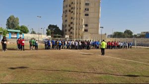IMG 7842 انطلاق دوري مدارس مصر لكرة القدم انطلاق دوري مدارس مصر لكرة القدم في أسيوط بمشاركة الفرق المدرسية موقع في الجامعة