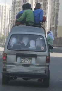 فيديو متداول لميكروباص 