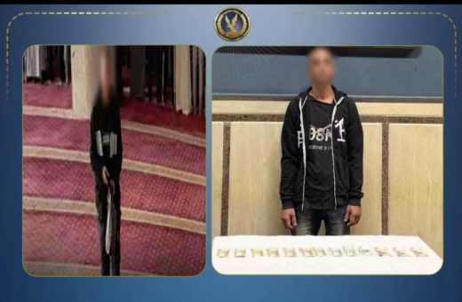 ضبط المتهم بسرقة حقيبة طالب من داخل مسجد بالمنيا