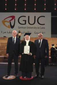 ياسر حجازي لخريجي الجامعة الألمانية: تخرجكم ليس نهاية رحلة التعليم بل بداية التأثير 3 خريجي الجامعة الألمانية